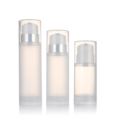 بطری پمپ بدون هوا 150ml 200ml 250ml/PP بطری پمپ لوشن شفاف برای بسته بندی آرایشی