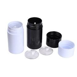 محفظه لوله های دئودورانت پلاستیکی Round Twist Up Salve 30 گرم 50 گرم 75 گرم Clear Empty