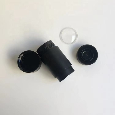 محفظه چوبی دئودورانت PP پلاستیکی سفارشی Round Twist Up 15ml 30ml 50ml 75ml