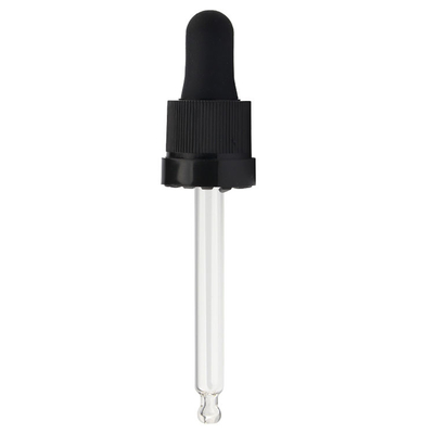 Din 18/410 Din 18 / 415 Glass Dropper Pipette با بسته شدن صاف و ضربدری