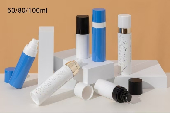 مهر و موم تحویل مهر و موم گرم و مهر و موم UV PET بطری های اسپری پلاستیکی 50ml 80ml 100ml با رنگ های سفارشی
