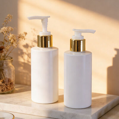 24/415 پمپ لوسیون طلایی/نقره ای UV پلاستیکی شامپو صابون ریز