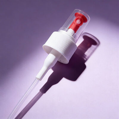 پمپ اسپری مه نازک پلاستیکی 24mm 28mm 1cc بدون ریزش با لوگو سفارشی و کلاه پیچ برای بطری ها