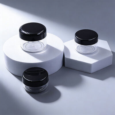 شیشه کرم لوازم آرایشی شخصی 10 گرم 15 گرم 25 گرم پلاستیک PP کرم شیشه