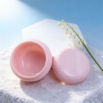 ظرف کرم صورت بیضی PP لوازم آرایشی و بهداشتی ظرف کرم صورت خالی 20 گرم