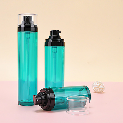 بطری لوسیون آرایشی شفاف، بطری های اسپری پلاستیکی PET 50 میلی لیتری 80 میلی لیتری 100 میلی لیتری